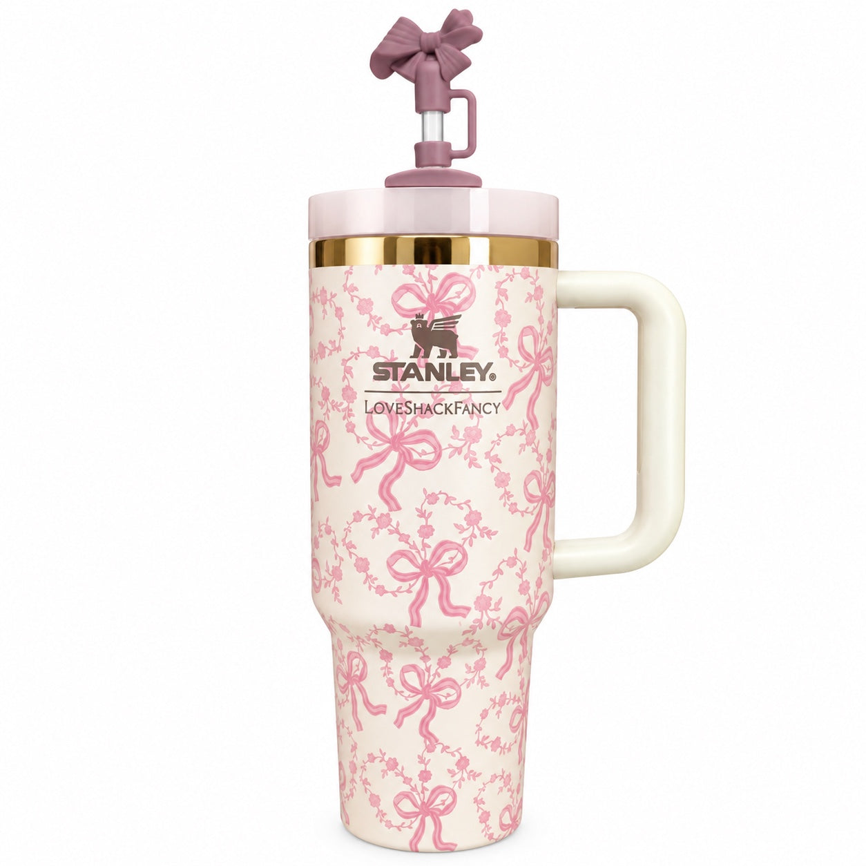 Stanley 40oz Moños rosa malva