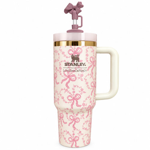 Stanley 40oz Moños rosa malva