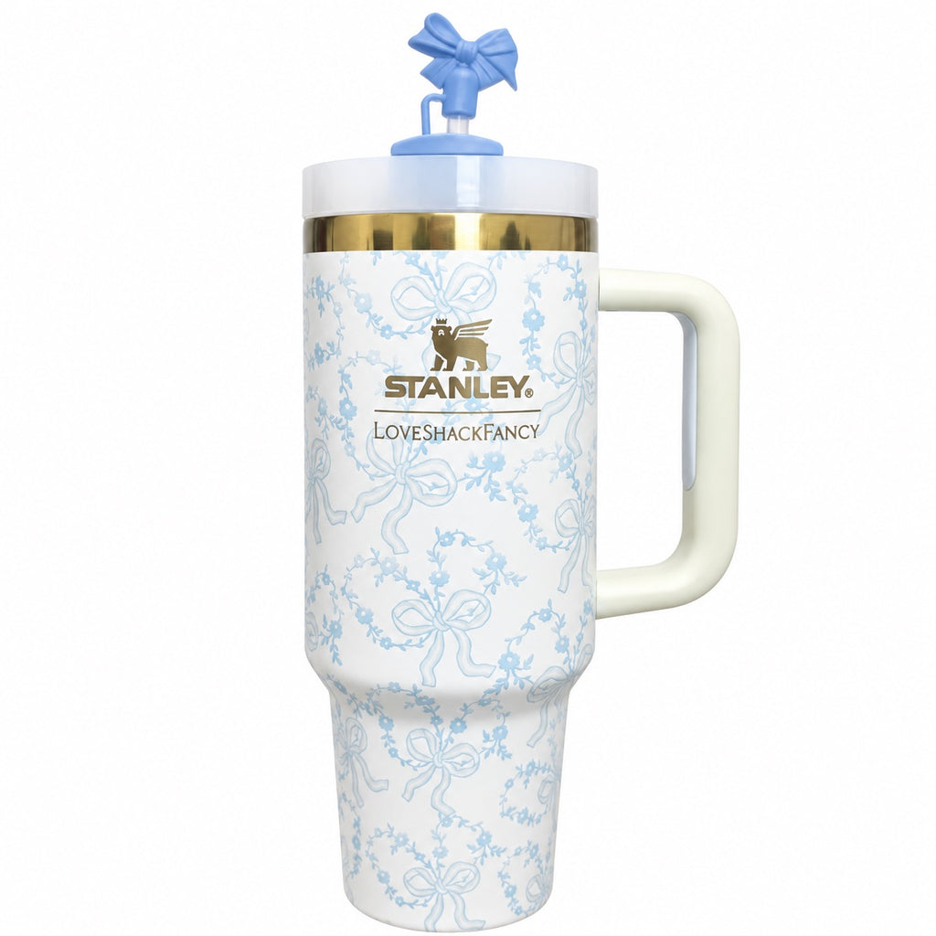 Stanley 40oz Moños azul claro