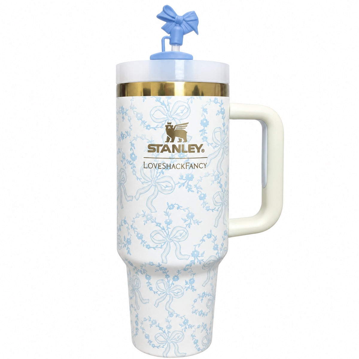 Stanley 40oz Moños azul claro